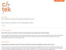 Tablet Screenshot of ctek.ch